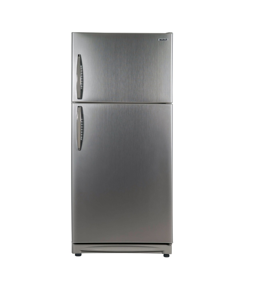 TNSL2611G - ALHAFEZ Air-cooling fridge, silver, glass shelves