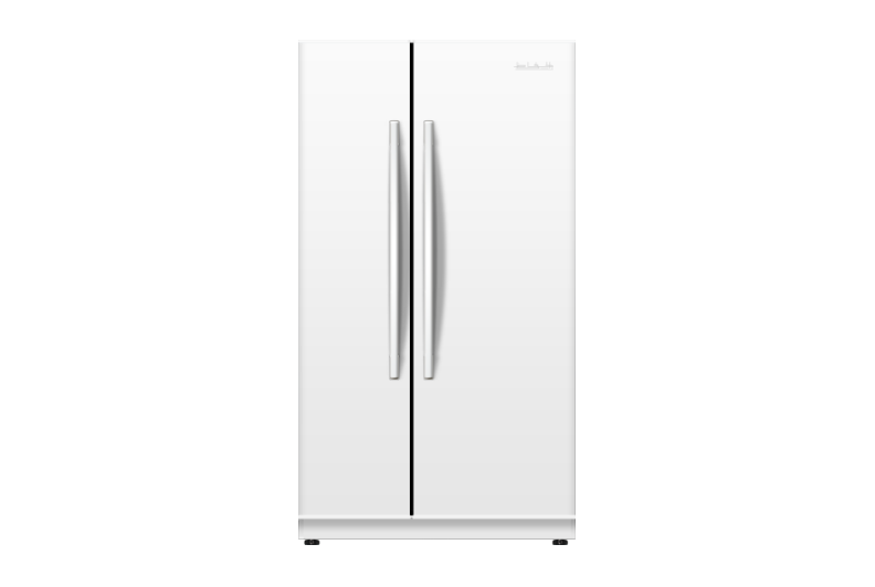 SN3024 - ALHAFEZ Side-by-side air-cooling fridge, white