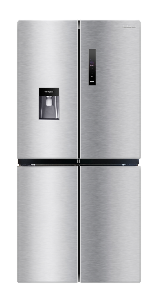 NCST2225-4D-492L - برّاد تبريد هواء الحافظ ستانلس 4 أبواب مع كولر ماء مع شاشة 492 ليتر