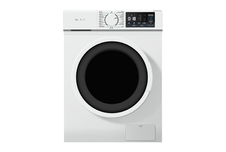 N1407W - ALHAFEZ Automatic washer, 7kg, white, screen, 1400rpm
