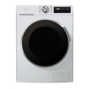 GDD1410W-INV - ALHAFEZ Automatic washer, 10kg, white, inverter, touch, quiet motor, 1400rpm